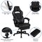 Flash Furniture Black Gaming Desk-Cup Holder/Reclining Chair Set BLN-X40RSG1031-BK-GG - alternate 6